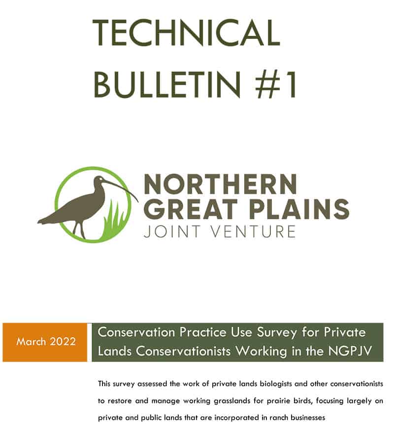NGPJV Technical Bulletin cover