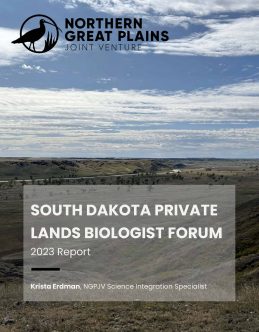 SD Private Lands Biologist Forum 2023 Report_Page_01